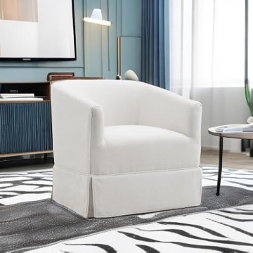 Locus Bono Swivel Accent Chair - Elegant Comfort for All Spaces