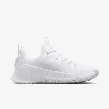 Nike Free Metcon 6 Women's Workout Shoes (FJ7126-101, White/Platinum Tint) Size 10.5