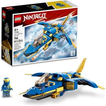 LEGO NINJAGO Jay’s Lightning Jet EVO 71784 - Fun Toy