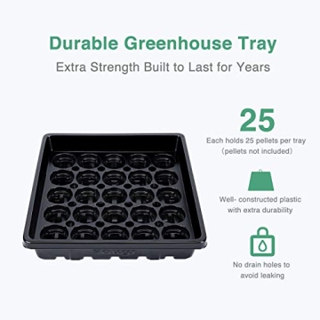 Seed Starter Trays with Domes for Indoor Gardening