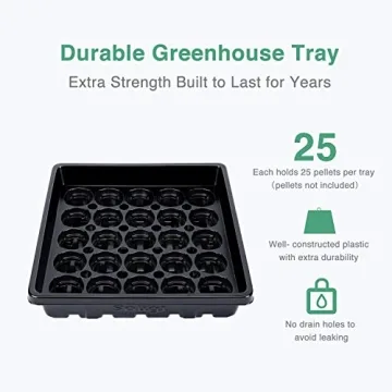 Seed Starter Trays with Domes for Indoor Gardening