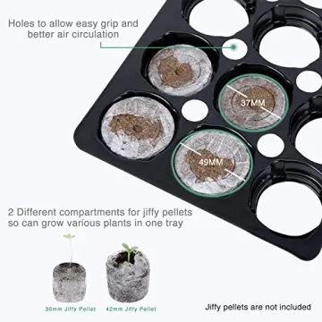 Seed Starter Trays with Domes for Indoor Gardening