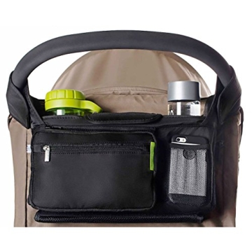 Ethan & Emma Universal Stroller Organizer - Stylish & Functional Parenting Essential