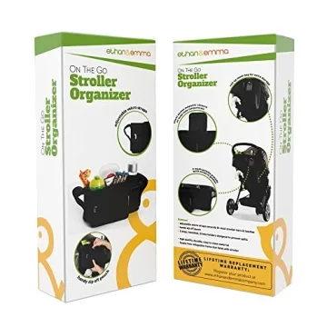 Ethan & Emma Stroller Organizer - Insulated Cup Holders & More
