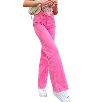 Stylish Vintage High Waisted Jeans for Women and Teens