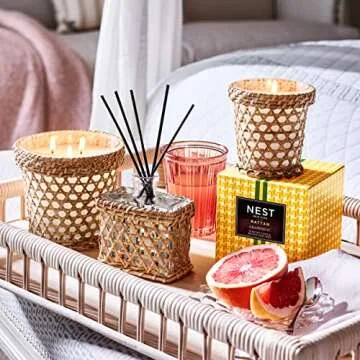 NEST New York Grapefruit Candle - Luxurious 3-Wick Scented Candle