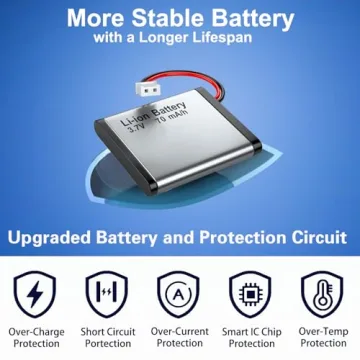 Vislla Mini Wireless Lavalier Mic - Noise Cancelling & Battery