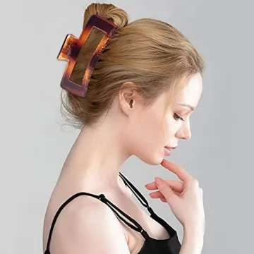 Jumbo Hair Claw Clips for Thick Long Hair, 4 Pack