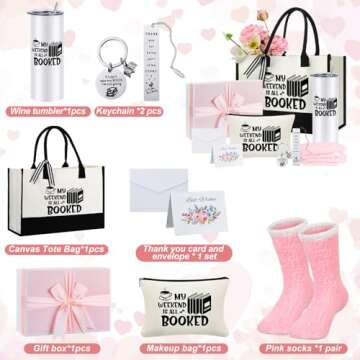 Paterr Book Lovers Gift Set with Tote & Accessories