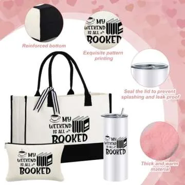 Paterr Book Lovers Gift Set with Tote & Accessories