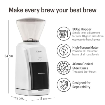 Baratza Encore Coffee Grinder - Award-Winning & User-Friendly