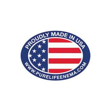 Purelife Glass Enema Bucket Kit - Made in USA Pyrex Glass - 1 Qt - Not Chinese Glass -Silicone Tubings - Americas Choice for Coffee Enemas