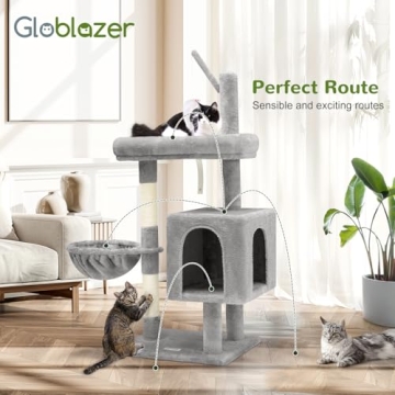 Shop Globlazer F46C Versatile Cat Tree Tower for Play & Relaxation