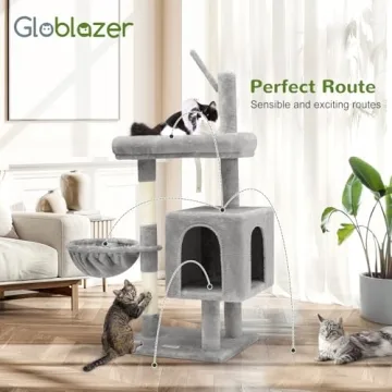 Shop Globlazer F46C Versatile Cat Tree Tower for Play & Relaxation
