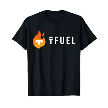 TFUEL Crypto Token Flame T-Shirt - Theta Fuel Coin HODL Apparel