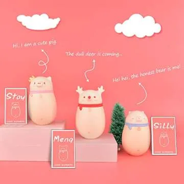 HomeLifairy 2 in 1 Hand Warmers Rechargeable,9000 mAh Larger Capacity,Electric Portable Pocket Hand Warmer/Power Bank,Best Winter Gifts for Women and Kids (deer-9000mAh)