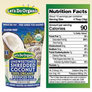 Let’s Do Organic Unsweetened Shredded Coconut - 8.8 Oz