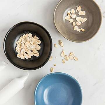 Shop SOCOSY Matte Ceramic Sauce Dishes - Unique & Versatile