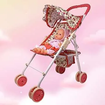 My First Baby Doll Stroller for Toddlers | Foldable & Fun