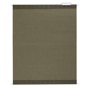 Amazon Basics Recycled Hanging Folders, Legal Size, Green, 25-pack