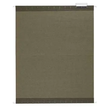 Amazon Basics Recycled Hanging Folders, Legal Size, Green, 25-pack