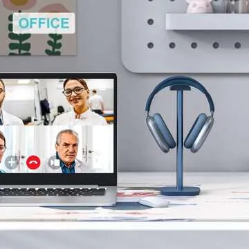 Stylish MANMUVIMO Headphone Stand for All Headphones