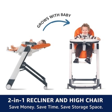 Peg Perego Siesta High Chair, Stylish & Versatile for Babies