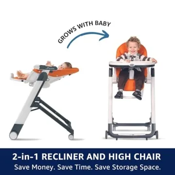 Peg Perego Siesta High Chair, Stylish & Versatile for Babies