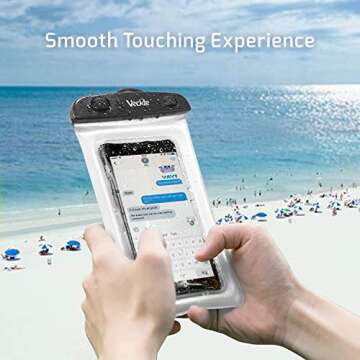 Veckle Waterproof Phone Pouch: Universal Floating Dry Bag
