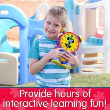 The Learning Journey Telly The Teaching Time Clock, Electronic Analog & Digital Time Telling Aid with Two Quiz Modes & Night Light,Multi