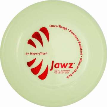 Hyperflite Pup Jawz Dog Flying disc • World's Toughest Canine Competition-Approved Flying disc •...