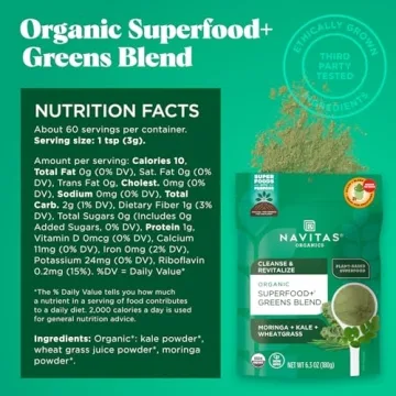 Navitas Superfood+ Greens Blend for Detox Support