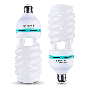 HYJ-INC Photography Studio Kit with Muslin Backdrops