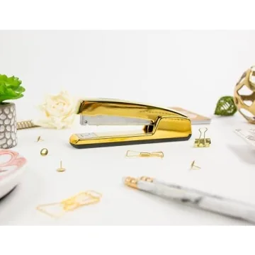 Bostitch Gold Chrome Stapler 20 Sheet Capacity