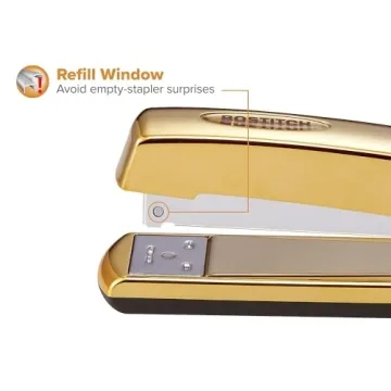 Bostitch Gold Chrome Stapler 20 Sheet Capacity