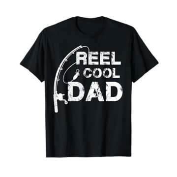 Reel Cool Dad T-Shirt Fishing Daddy Father's Day Gift Shirt T-Shirt