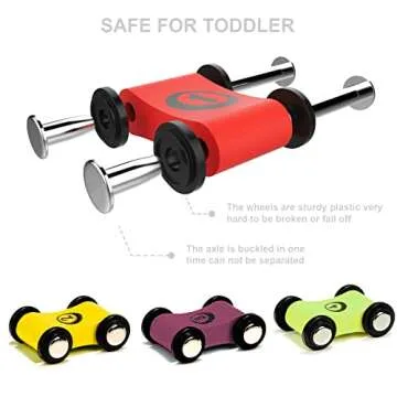 TOP BRIGHT Car Ramp Toys for Toddlers 1-3 - Educational & Fun