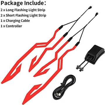 Rechargeable Motorcycle Helmet Light for Safe Riding