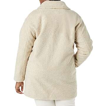 Amazon Essentials Teddy Bear Fleece Oversized-Fit Jacket