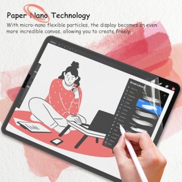 Affordable bersem 2 Pack iPad Pro 12.9 Paperfeel