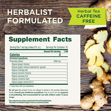 Premium Organic Fennel Tea for Digestion & Wellness, 96 Bags