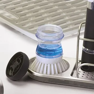 OXO Good Grips Soap Dispensing Palm Brush for Effortless Cleaning