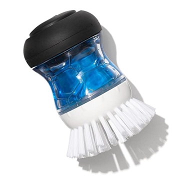 OXO Good Grips Soap Dispensing Palm Brush for Effortless Cleaning