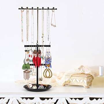 Ekero Jewelry Organizer - Adjustable 3-in-1 Holder