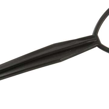 Plastic Magic Hair Braid Ponytail Maker Clip Tool Simple Diy Hair Style Accessories Styling Black (2 pcs)