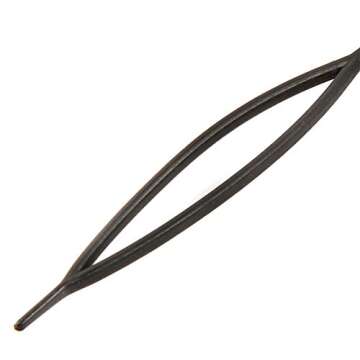 Plastic Magic Hair Braid Ponytail Maker Clip Tool Simple Diy Hair Style Accessories Styling Black (2 pcs)