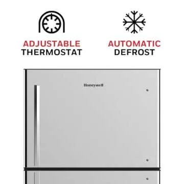 Honeywell H18TFW top Freezer Refrigerator, White