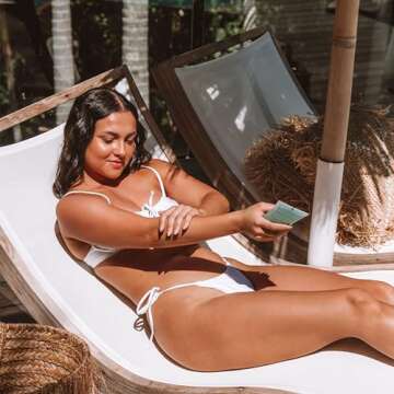 b.tan Aloe Vera Gel Face & Body | Say Aloe To My Little Friend - Hydrating, Soothing After Sun Lotion Aloe Gel, Vitamin E, Pure Sun Burn Skin Relief, Soothing, 7 Fl Oz