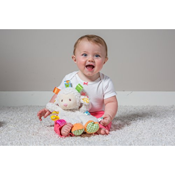Soft Taggies Sherbet Lamb Lovey for Babies and Toddlers