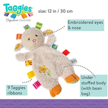 Soft Taggies Sherbet Lamb Lovey for Babies and Toddlers